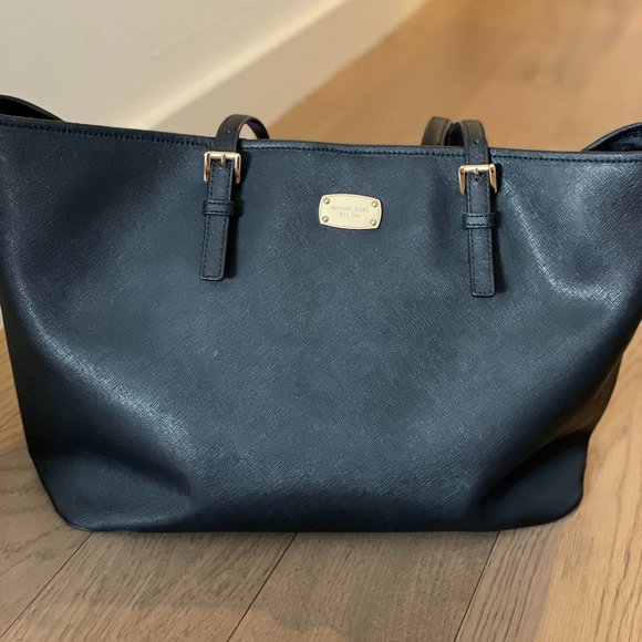 Michael Kors Black Tote Bag - Picture 1 of 5